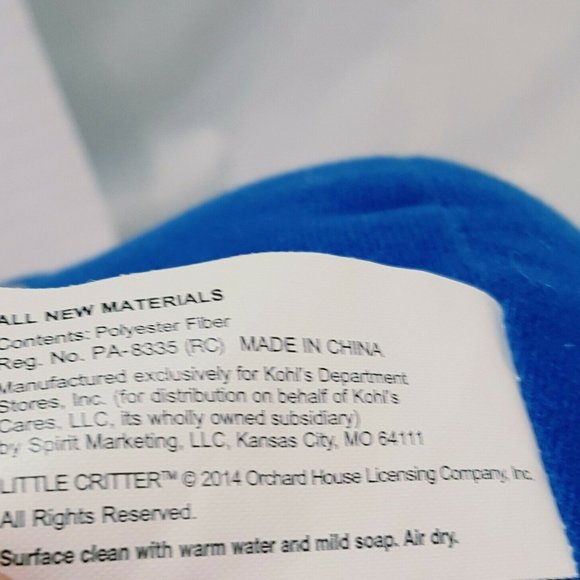 Mercer Mayer Little Critter Brother Plush Stuffed - Picture 5 of 8